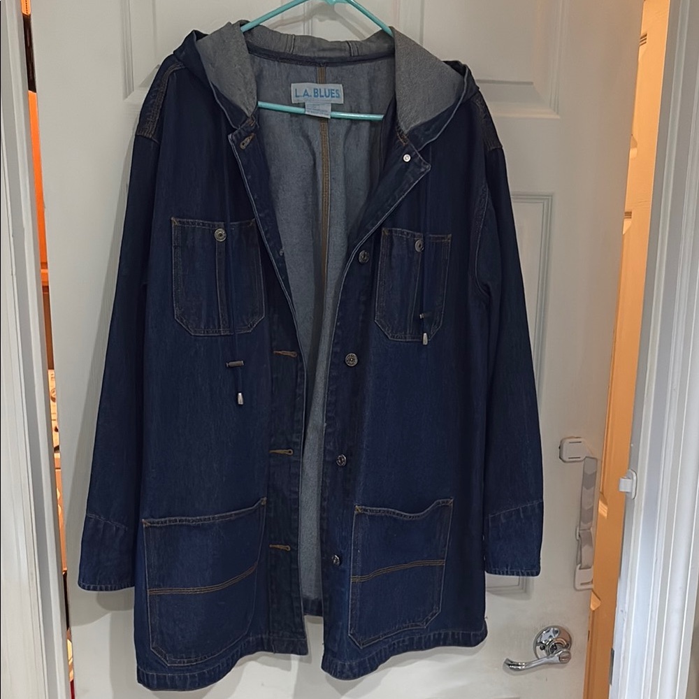 L.A. Blues  Denim 3X Ladies Jacket - Blue